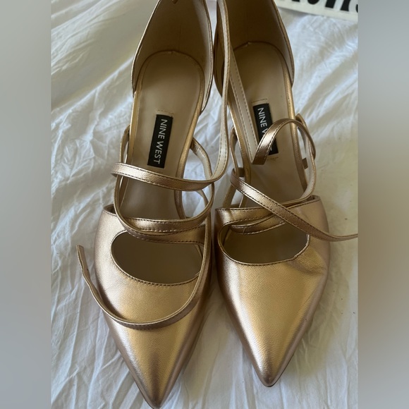 Nine West high heel shoe used once for a wedding - Picture 1 of 6